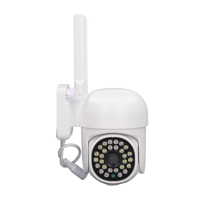 Cámara de Vigilancia, Intercomunicador de 2 Vías 360 de Rotación Visón Nocturna Fácil Instalación Hd Abs Cámara de Seguridad de la Carcasa para el Hogar
