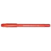 Paper Mate FlexGrip Ultra Ballpoint Stick Pen, Red Ink, Fine, Dozen