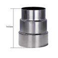 thumbnail image 4 of Reducer Flue Liner Reduce Diameter Rigid Pipe Stainless Steel 110mm/50mm, 4 of 4