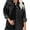 Black, variant on Luvamia Oversized Frayed Hem Shacket Long Sleeve Pockets Denim Jean Jacket, S, Fit Size 4-6