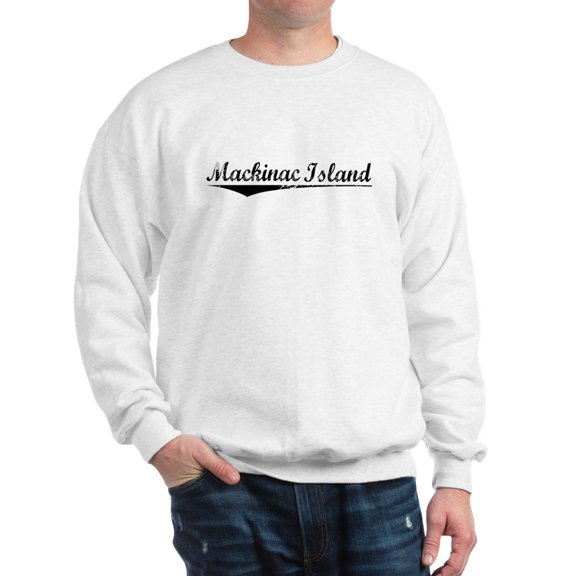 CafePress - Mackinac Island, Vintage - Crew Neck Sweatshirt