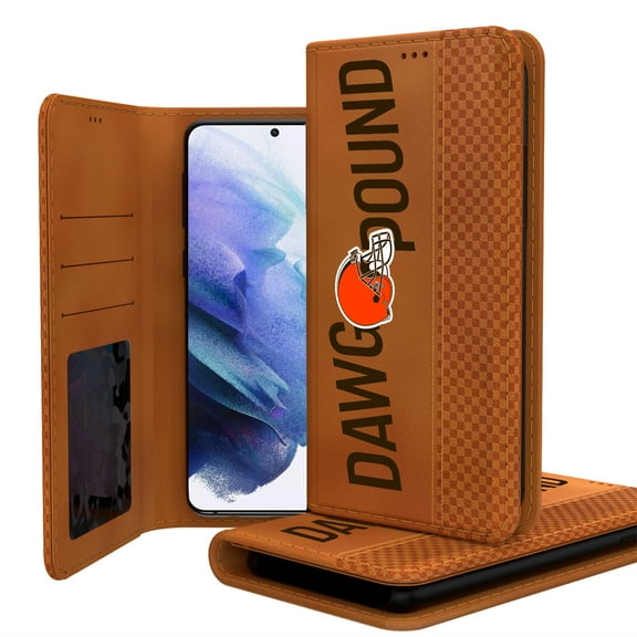 Keyscaper Brown Cleveland Browns Galaxy Folio Case
