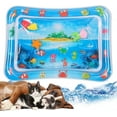 thumbnail image 2 of Harlier Water Sensory Playmat for Cats, Inflatable Tummy Time Mat Cat Toys for Bored Indoor Cats, Cat Kicker Toys Self Play Mat, Interactive Toys for Cats to Play Alone, 2 of 3
