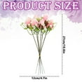 thumbnail image 3 of Ngxiha Red Roses Artificial Flowers, Realistic Fake Flowers Bouquet with Stem for Valentines Day Wedding Party Home Decoration Vase Tables Centerpieces Arrangements Gift for Her, 3 of 8