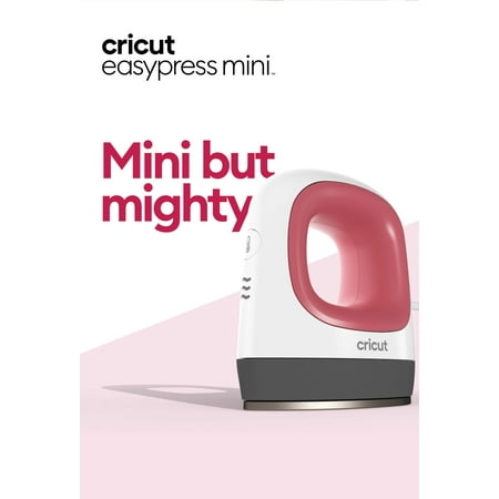 Cricut EasyPress Mini, Raspberry - Compact Handheld Heat Press Machine