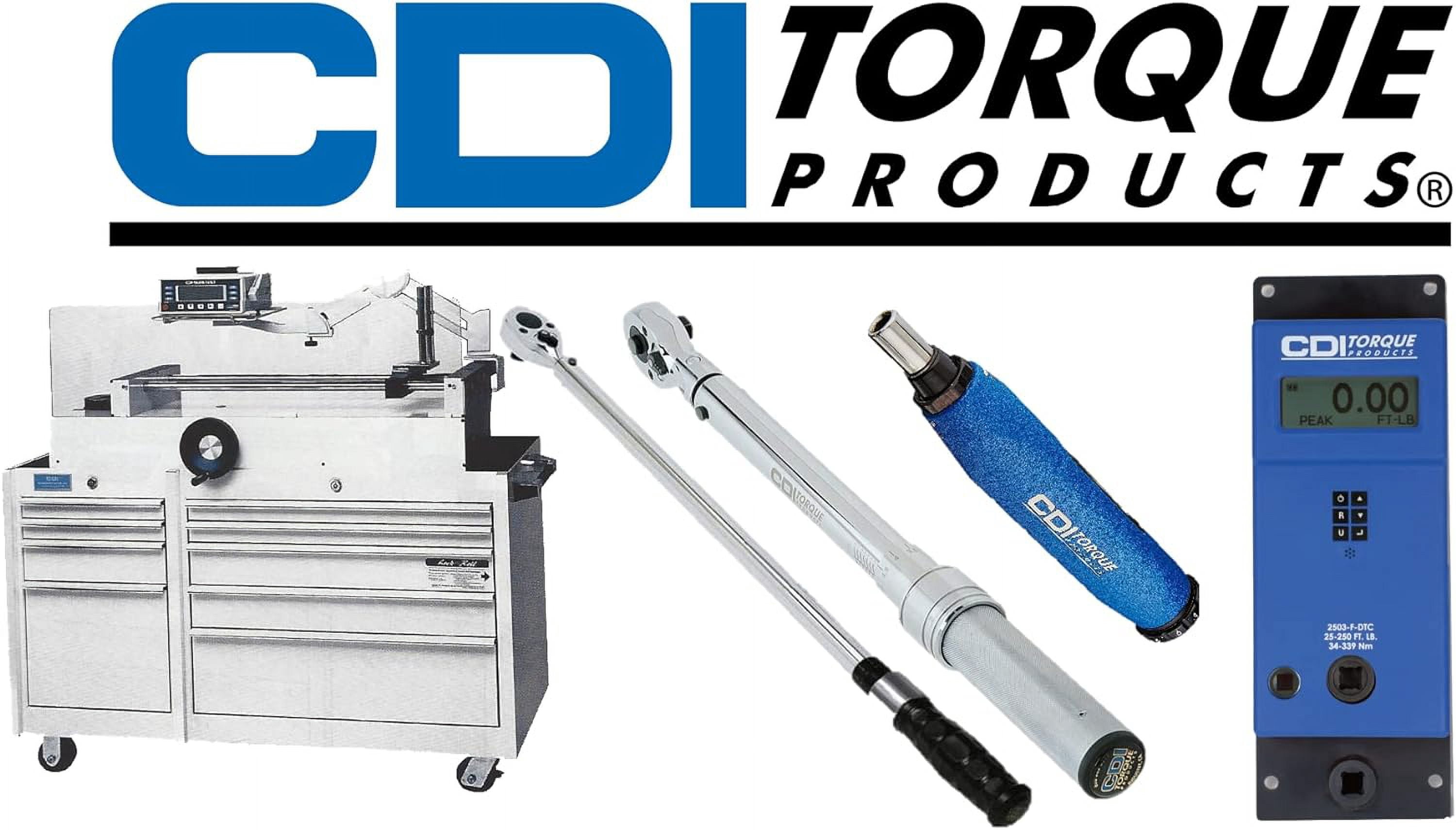 CDI Torque Products 2002MRMH 3/8-Inch Drive Metal Handle Click Type Torque Wrench, Torque Range 30 to 200-Inc