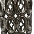 thumbnail image 4 of Bergamo Art 7" Decorative Handmade Aluminum Hollow-Craved Candle holder Set of 2, 4 of 5