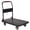 Black + 35.75" x 24" (660 lbs), variant on LuckyNote 35.75"x24" Platform Truck, Foldable Handcart with 5" TPR Silent Wheels, 660lbs Heavy-Duty Push Dolly, Black