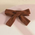 thumbnail image 5 of TOWED22 Baby Girl Fall Winter Clothes 3 Pieces Sets Long Sleeve Round Neck Floral Jumpsuit Romper Print Pants Headband Outfits Set(Brown,0-3 M), 5 of 9