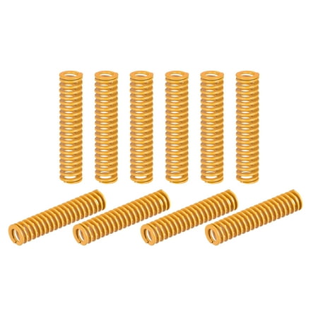 

Die Spring 10mm OD 50mm Long 10 Pack Stamping Light Load Compression Yellow