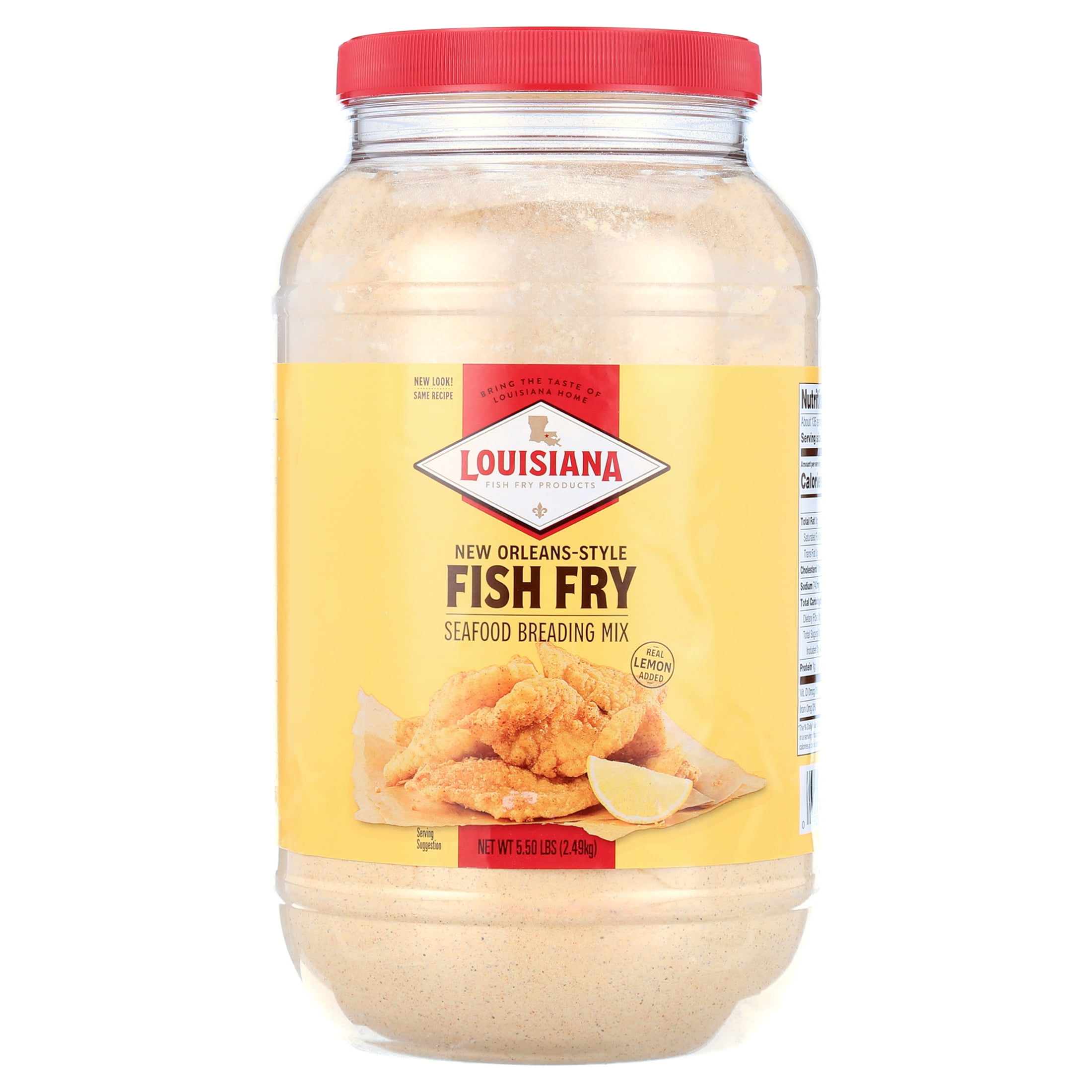 (2 pack) Louisiana Fish Fry Products New Orleans-Style Fish Fry Seafood Breading Mix 5.50 lb