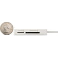 thumbnail image 3 of Cable Matters Dual Slot USB C Card Reader (USB C SD Card Reader) in White for Micro SD, SDHC, SDXC Memory Cards - Thunderbolt 3 Port Compatible, 3 of 7