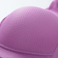 thumbnail image 5 of 2DXuixsh No Wire Push up Bra Women Lace Back Button Shaping Cup Adjustable Shoulder Strap Large Size Underwire Bra Lingerie for Women A Size 38, 5 of 8
