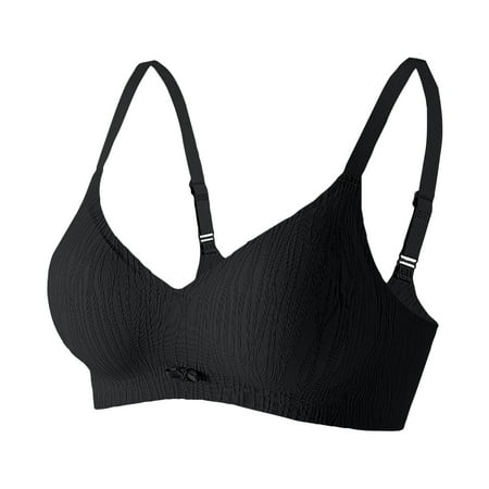 Tumotour Full Coverage Bra For Women Adjustable Strap Traceless Without Steel Ring Gathering Push Up Comfortable Nursing Bra Small Breasts Support Breathable Comfy Soft Daily Bras