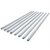 HSS Steel 71" Long Pole 1" pole diameter 1.2 mm Thickness Chrome 4-Pack, Hardware