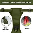 thumbnail image 3 of PoyPet Reflective Dog Harness No Pull Dog Vest Harness With Handle,No Choke Adjustable Soft Padded Pet Vest for Small to Large Dogs,Green M, 3 of 9