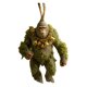 thumbnail image 1 of Adorno navideño Sasquatch, colgante plano de acrílico 2D, decoración para el árbol de Navidad, regalo festivo para los amantes del surf, 1 of 7