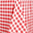thumbnail image 2 of BalsaCircle Red Patriotic Veterans Day 90" x 156" Tablecloth Gingham Checke Polyester Washable 4th of July Linen, 2 of 5