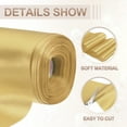 thumbnail image 3 of Uxcell Satin Ribbon Roll for Gift Wrapping and Cutting Ceremony Decoration Gold, 3 of 6