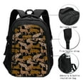 thumbnail image 3 of Daiia Leopard Print Pattern USB Charging Backpack for Men and Women, Anti-Theft Backpack,Travel Backpack,School Backpack,College Backpack,Laptop Backpack, 3 of 7