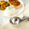 thumbnail image 3 of Met Lux Ounce Portion Scoop Durable Disher Scoop - Thumb Trigger Orange Stainless Steel Ice Cream Disher for Portion Control for Ice Cream Mashed Potato and Cookie Batter, 3 of 6