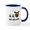White/Navy Inside, variant on CafePress - Duck Duck Moose Mug - 11 oz Ceramic Mug - Novelty Coffee Tea Cup