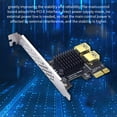thumbnail image 4 of Sidaley PCI-E 1 a 4 PCI-E Exender Card Tarjeta alimentada por USB Mini computadora portátil para el hogar Adaptador de PC de escritorio Cables de computadora Tipo 5 NO4, 4 of 5