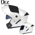 thumbnail image 1 of Último casco de motocicleta con tapa Modular de seguridad aprobado por DOT Voyage Racing casco de doble lente visera Interior Tan Jianjun  unisex, 1 of 2