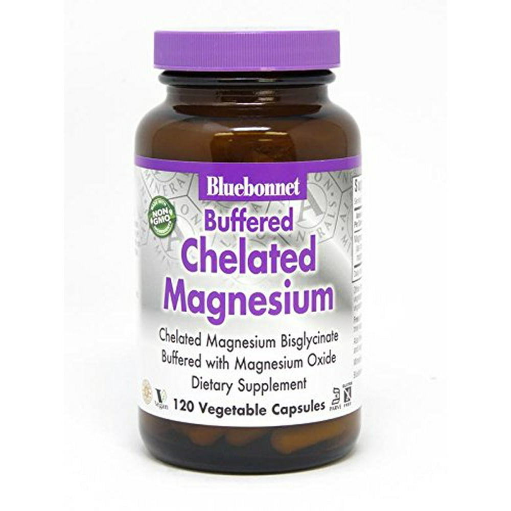 Albion Chelated Buffered Magnesium 200 mg, 120 Vegetarian