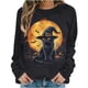 thumbnail image 3 of Ailaofu Spooky Season Sweatshirts Halloween Sweatshirt Women - Halloween Graphic Crewneck Tops Casual, 3 of 5