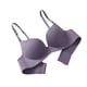 thumbnail image 4 of Qarigey Sujetador sin costuras Sujetador push up 3D inalámbrico Ropa interior sexy transpirable ajustable Lencería, Beige, 32 / 70AB Ropa interior Morado oscuro 34/75AB Qarigey AP000391-09, 4 of 6