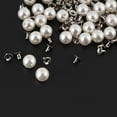 thumbnail image 3 of Mix Size Pearl Rivet Studs, 6/8/10mm Round Pearl Beads Rivets Studs For Crafts Jeans Bags Shoes Clothes Decoration, 3 of 8