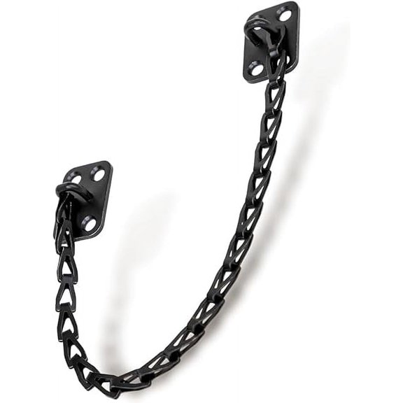 Mega Handles - Transom Door Chain 12" I Transom Door Window Locks Stainless Steel Matte Black