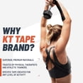 thumbnail image 2 of Cinta deportiva KT Tape PRO sintética para kinesiología negra 125 m, 2 of 6