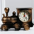 thumbnail image 5 of QJUHUNG Train Alarm Clock Unique Eye-Catching Exquisite Train Sporting Unique Gift For Motor Lovers Kids Students Bronze, 5 of 6