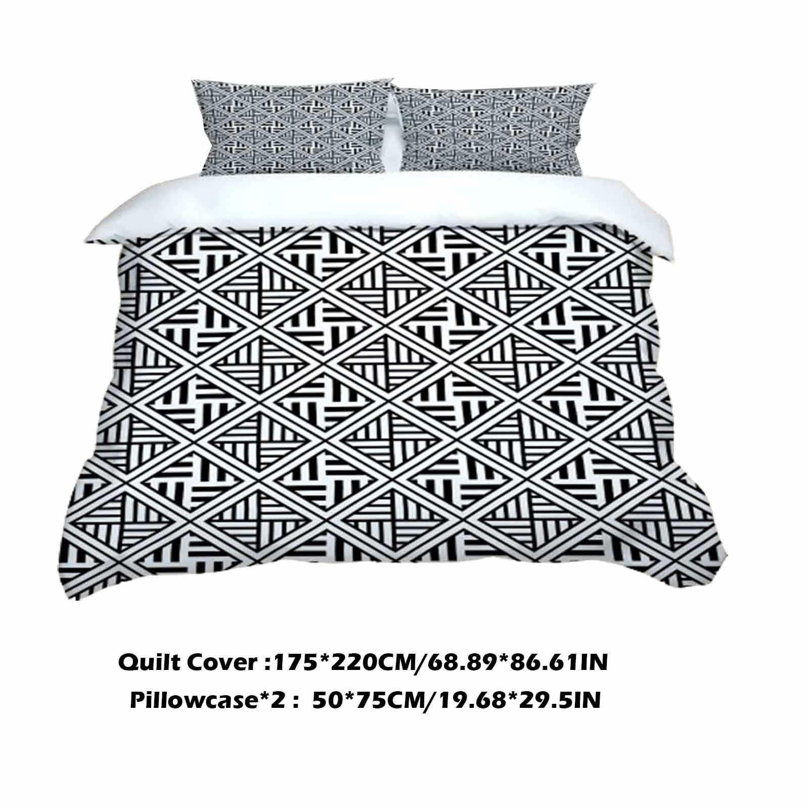 Queen Bedding Set under $5! Yannianjz King Size Bedding Set 3 Piece, Plain Color Duvet Cover Set with Pillow Shams, Hotel Quality Bed Sheet Set, Wrinkle Free Comforter Cover for Master Bedroom