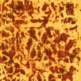 thumbnail image 1 of Ahgly Company Indoor Square Abstract Yellow Modern Area Rugs, 4' Square, 1 of 4