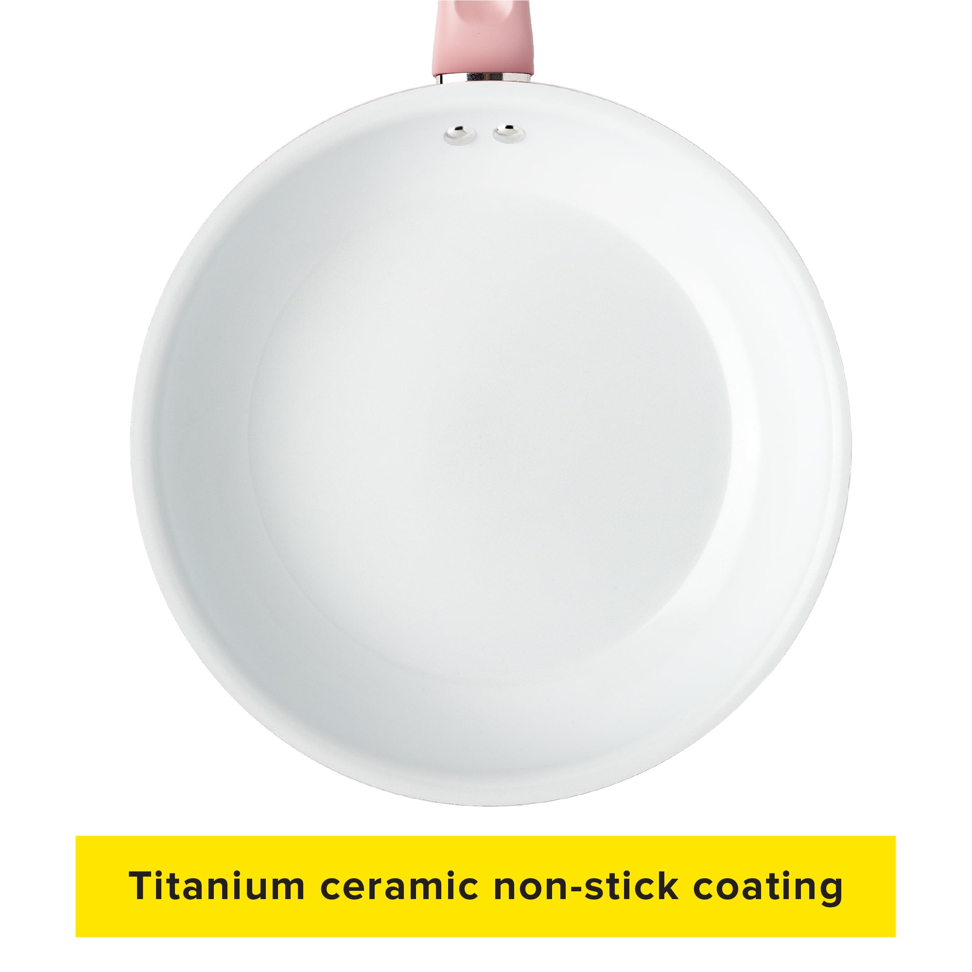 Tasty Ceramic Titanium-Reinforced Cookware Set, Ombre Green, 16 Piece 