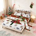 thumbnail image 2 of Manfei Christmas Tree Queen Sheet Sets 4pcs (1 Flat Sheet, 1 Fitted Sheet and 2 Pillowcases), 2 of 6