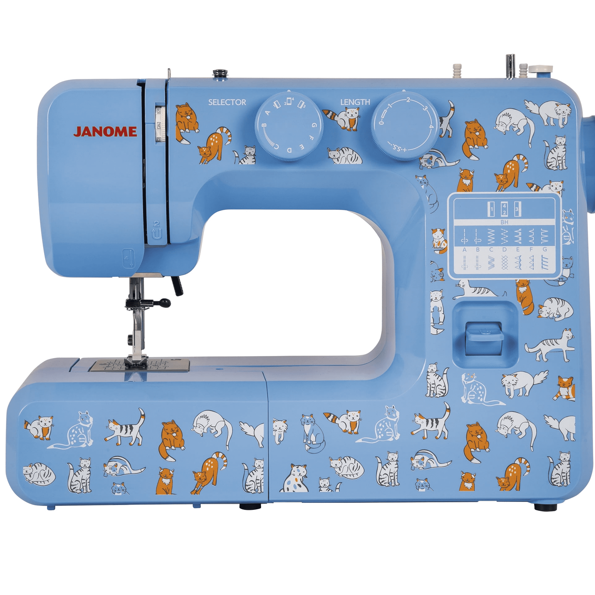 Blue Cat Print