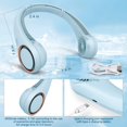 thumbnail image 5 of CIVPOWER Ventilador de cuello: Ventilador portátil sin aspas recargable con refrigeración personal para el cuello, manos libres, 3 velocidades, batería de 4000 mAh, diseño de auriculares portátiles op, 5 of 5