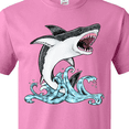 thumbnail image 4 of Inktastic Great White Shark Jumping T-Shirt, 4 of 5
