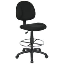 Boss Office Products B1615-BK Drafting Stool with Footring, Black