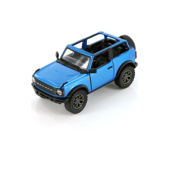 2022 Ford Bronco Open Top, Blue - Kinsmart 5438DA/B - 1/34 Scale Diecast Model Car