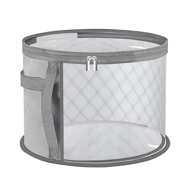 Bags with Handles Transparent Mesh Cap Storage Bag, Suitable for Travel Stackable Storage Oxford Cloth Handle
