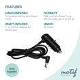 thumbnail image 3 of Adaptador de corriente para coche Motif Medical Luna Hospital Grade Pump, 3 of 4