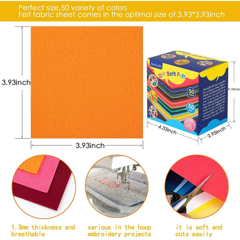 40PCS/LOT.15cm 40 color Felt sheets Fabric sheet,Handmade material