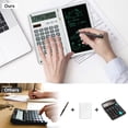 thumbnail image 4 of Calculadora científica con tableta de escritura Calculadora científica de ingeniería Pantalla LCD Adecuada para estudiantes, profesores y uso comercial Uso de batería y energía solar, 4 of 7