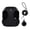 Black, variant on No Pull Dog Harness with Tracker Holder, 3-in-1 Breathable Pet Vest Set with Leash & Case, Easy Step-in Adjustable Harness for Small Medium Dogs, Anti-Lost & Escape Proof (Black/Grey)