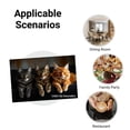 thumbnail image 5 of Joocar Cat Photography Placemat Set Of 4 For Home Kitchen Table Decor 12x18 inch Linen Table Mats Set Of 4 For Home Kitchen Table Decor 12x18 inch, 5 of 5
